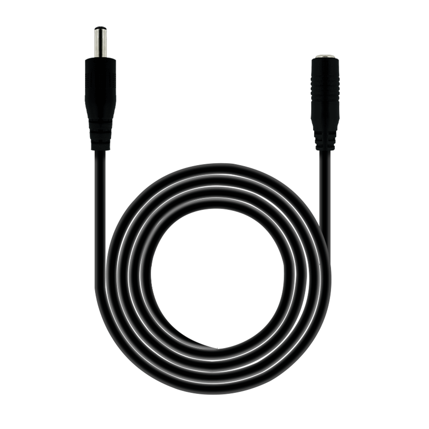 DC Power Adapter Male to Female Extension Cord, 3.5x1.35 mm, 12 Volt Plug Extension Cord, Barrel Connector, for: Under Cabinet Lighting, LED Strip Lights, CCTV Security Cameras, IP Cameras