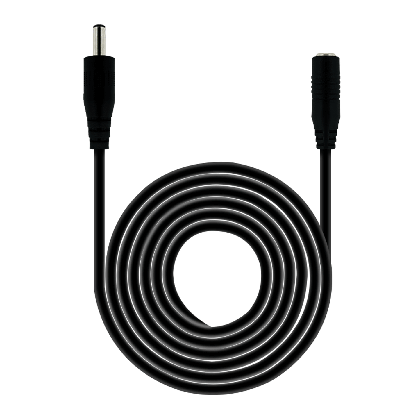 DC Power Adapter Male to Female Extension Cord, 3.5x1.35 mm, 12 Volt Plug Extension Cord, Barrel Connector, for: Under Cabinet Lighting, LED Strip Lights, CCTV Security Cameras, IP Cameras