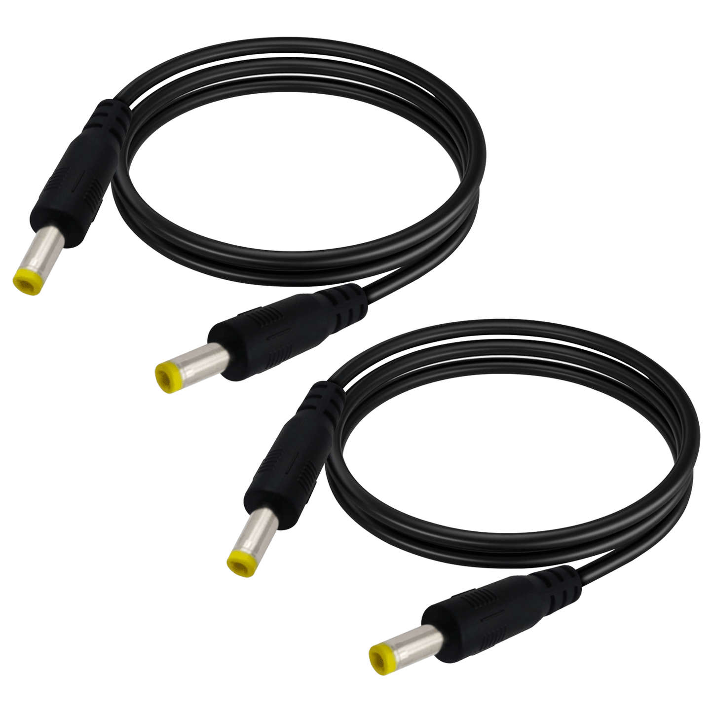 4.0x1.7 mm Male to 5.5x2.1/5.5x2.5 mm Male Plug 12V DC Male to Male Power Cord