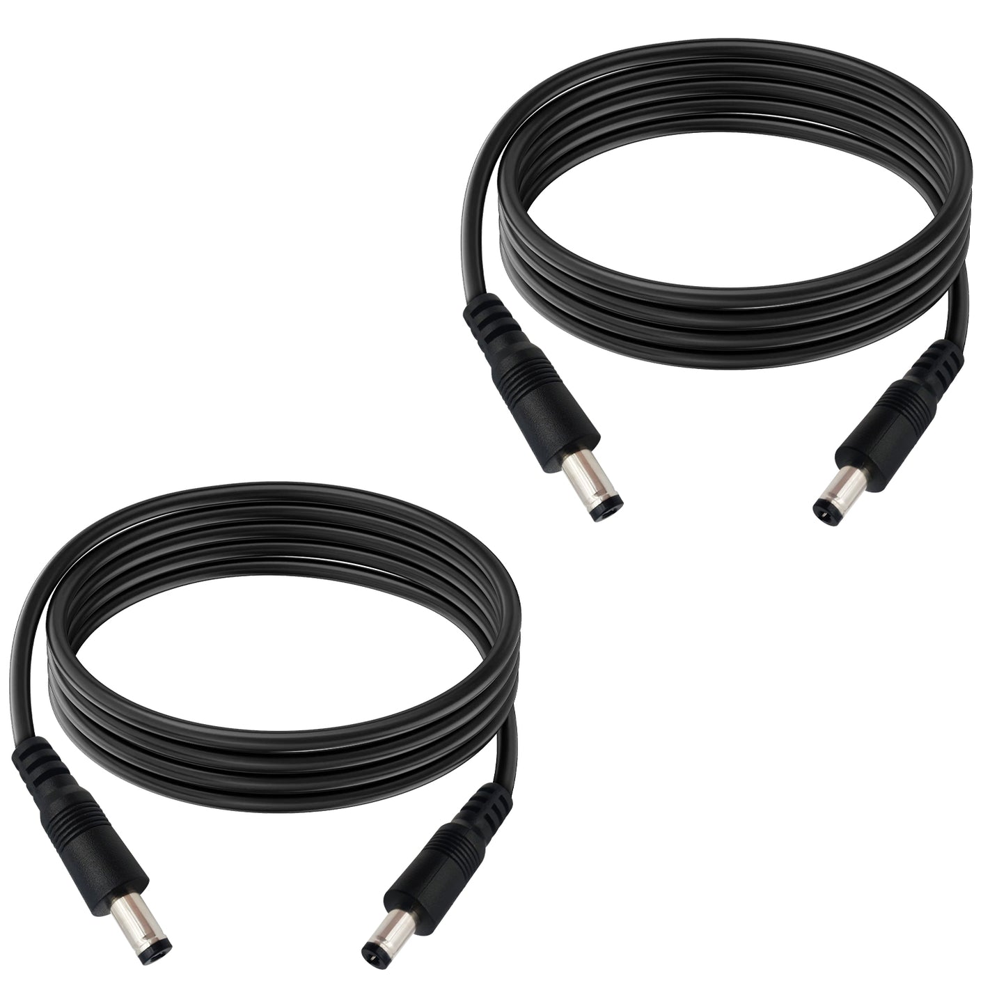 DC5.5x2.5mm 12V Power Cord 18AWG Male to Male Extension Cable 5525 Connector
