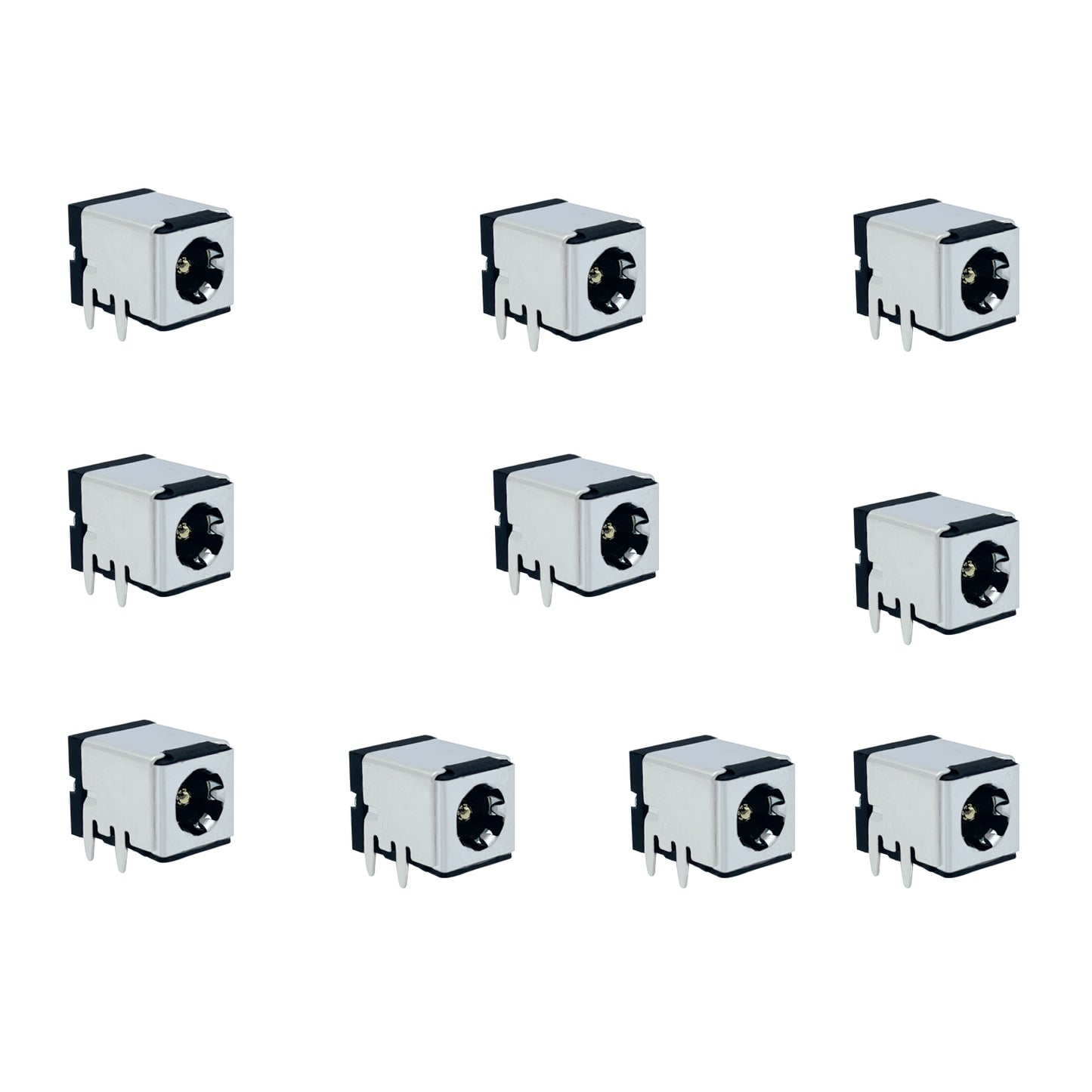 DC Power Jack 5.5 x 2.1 mm Female DC Plug-in Jack Panel Mounting Connectors