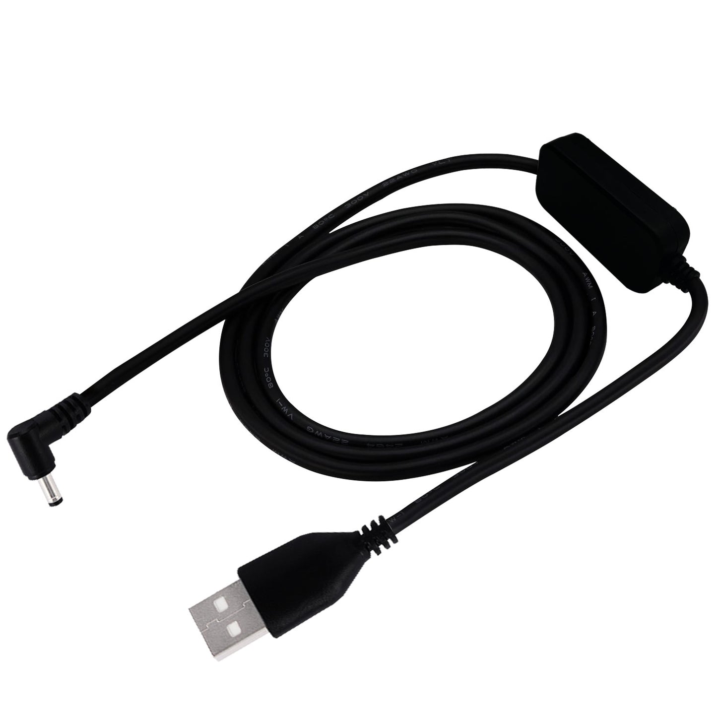 1pcs/3.3ft DC3.5x1.5mm 5V to DC 12V USB Voltage Boost Converter Cable,USB to 12v Adapter,Suitable for:IP Surveillance Cameras,Walkman Fans,LED Desk Lamps,Routers and Other Devices