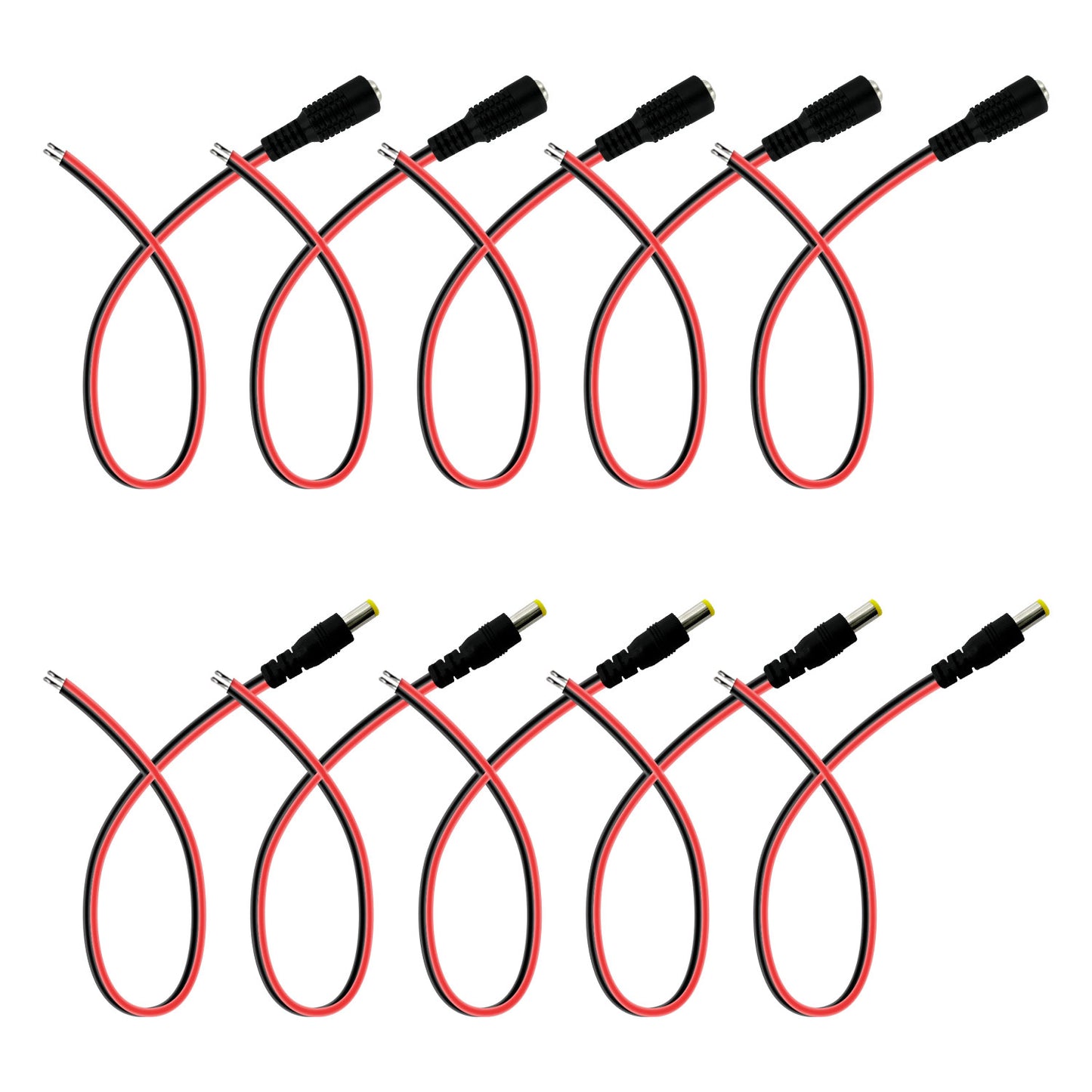 5.5x2.1mm DC Power Cord 12V 3A Service Power Cord LED Strip Power Extension Cord for CCTV Security Cameras