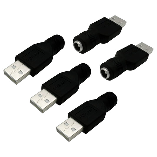 USB to DC5.5x2.1mm Adapter 12V 3A Power Charging Adapter