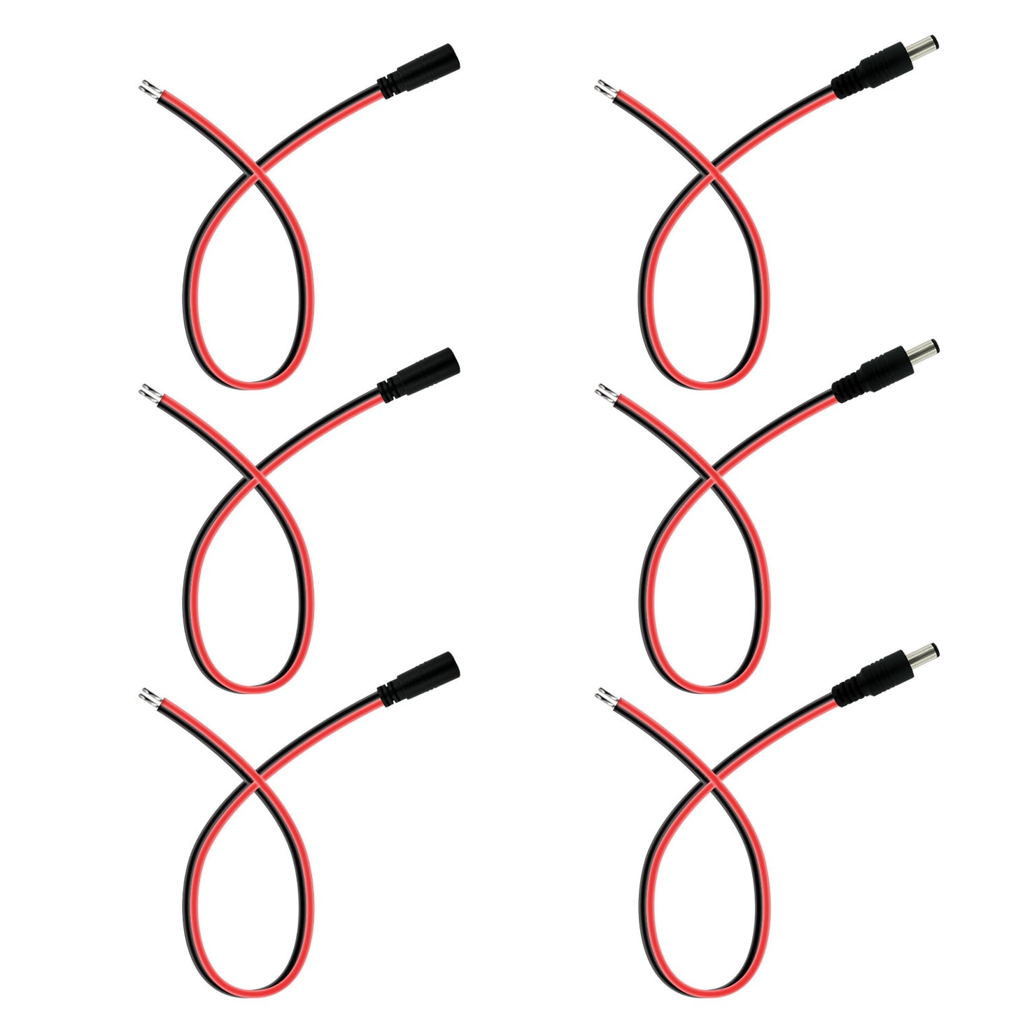 5.5x2.1mm DC Power Cord 12V 3A Service Power Cord LED Strip Power Extension Cord for CCTV Security Cameras