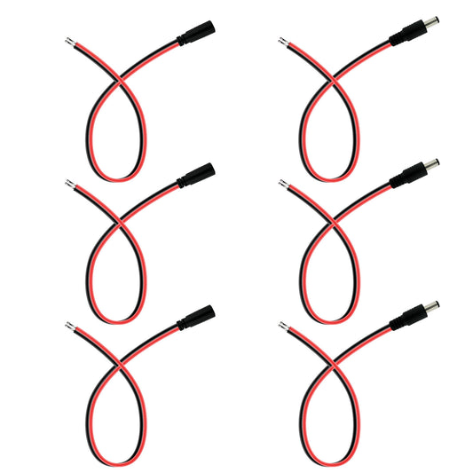 5.5x2.1mm DC Power Cord 12V 3A Service Power Cord LED Strip Power Extension Cord for CCTV Security Cameras