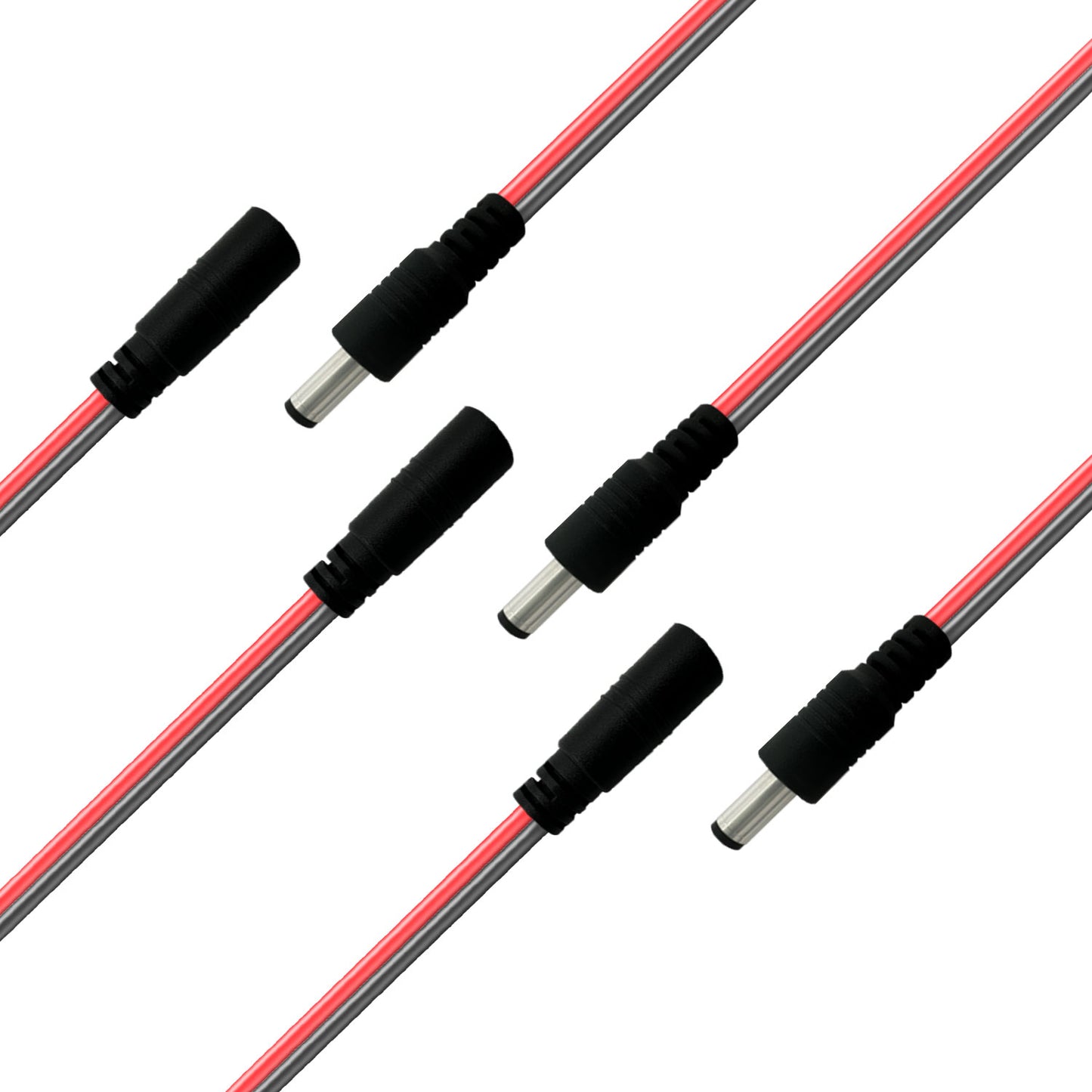 5.5x2.1mm DC Power Cord 12V 3A Service Power Cord LED Strip Power Extension Cord for CCTV Security Cameras