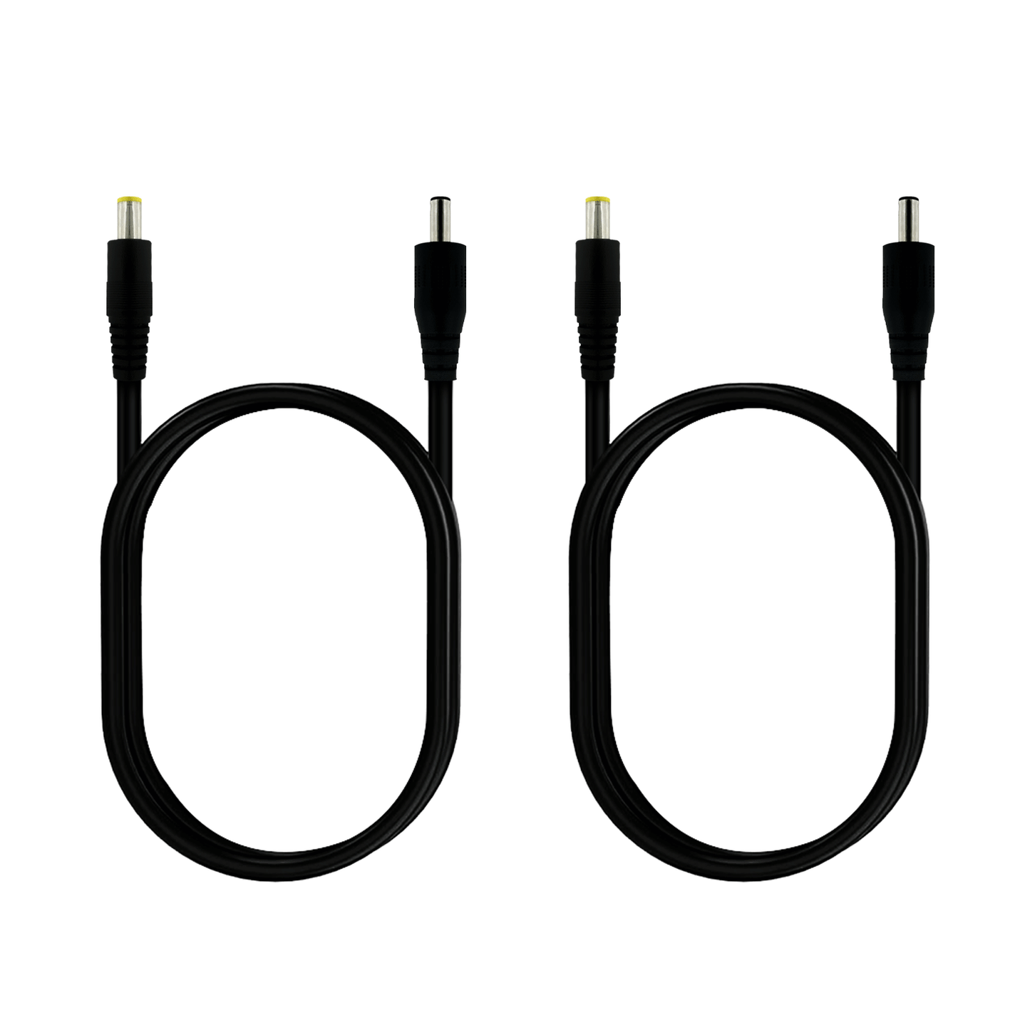 DC3.5x1.35mm to 5.5x2.1mm or 5.5x2.5mm 12V Male to Male Cable for LED Strip Lights Mini Speaker CCTV Surveillance Camera
