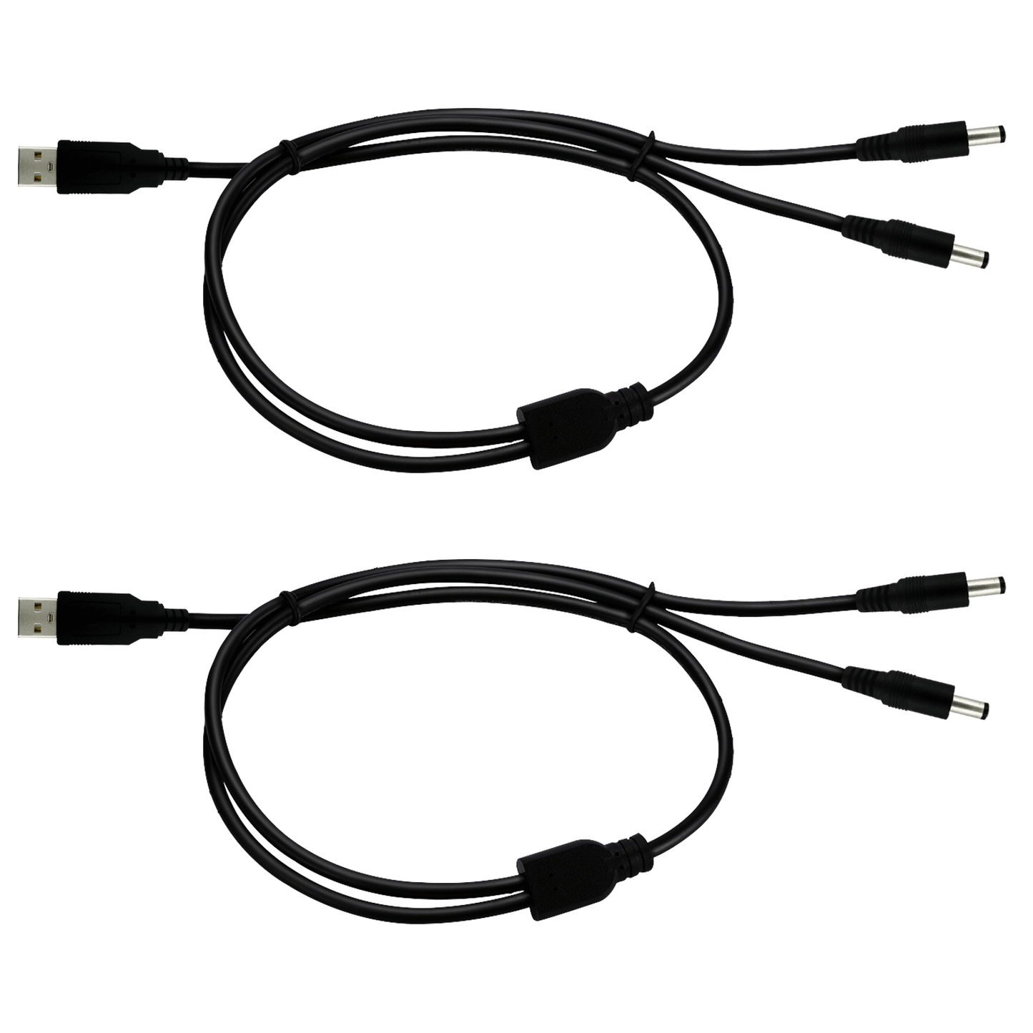 USB Male to DC5.5x2.1mm Male 12V 3A Power Splitter Power Adapter