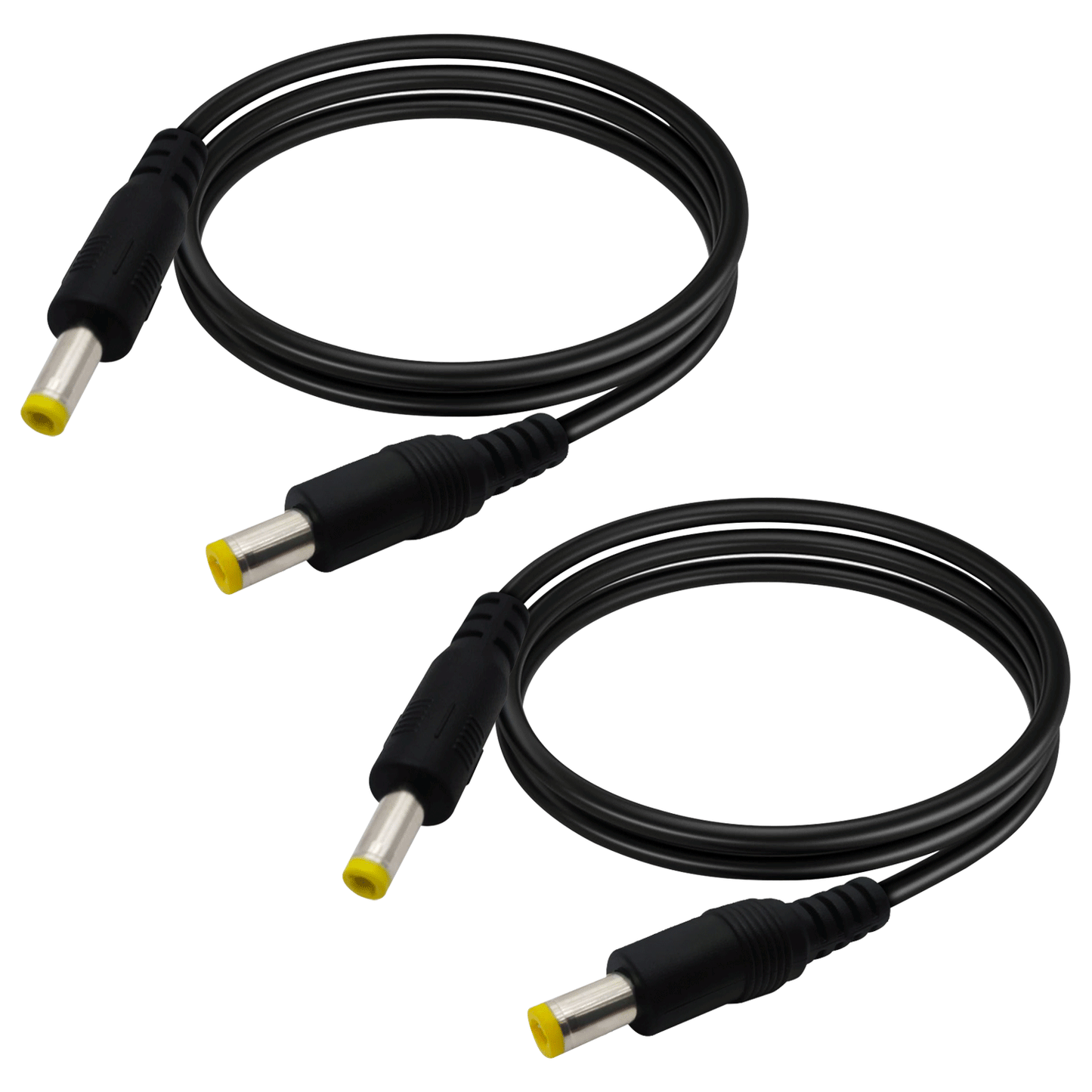 4.0x1.7 mm Male to 5.5x2.1/5.5x2.5 mm Male Plug 12V DC Male to Male Power Cord