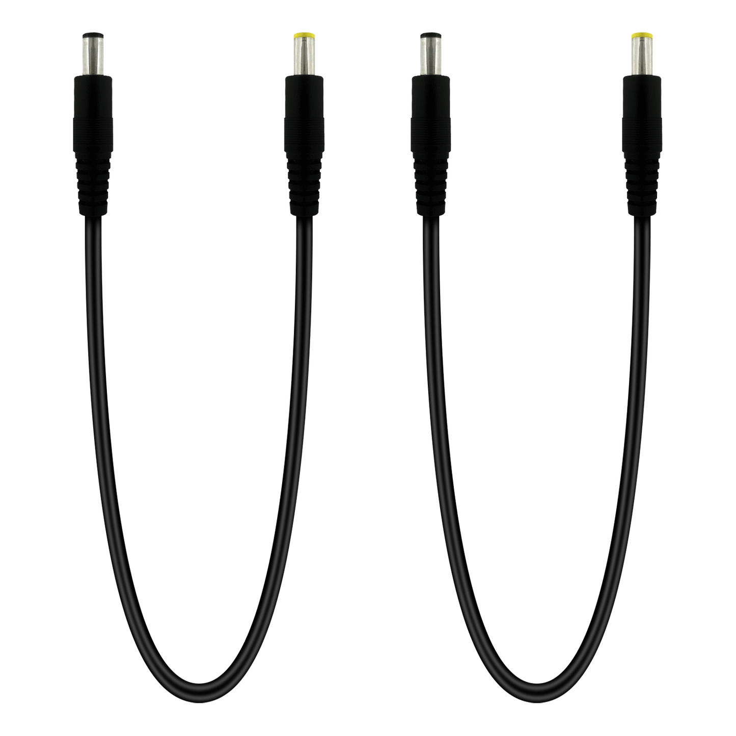 DC5.5x2.1mm to 5.5x2.5mm Male to Male 12 Volt Power Extension Cable Power Adapter for LED Strip Lights CCTV Security Surveillance Cameras