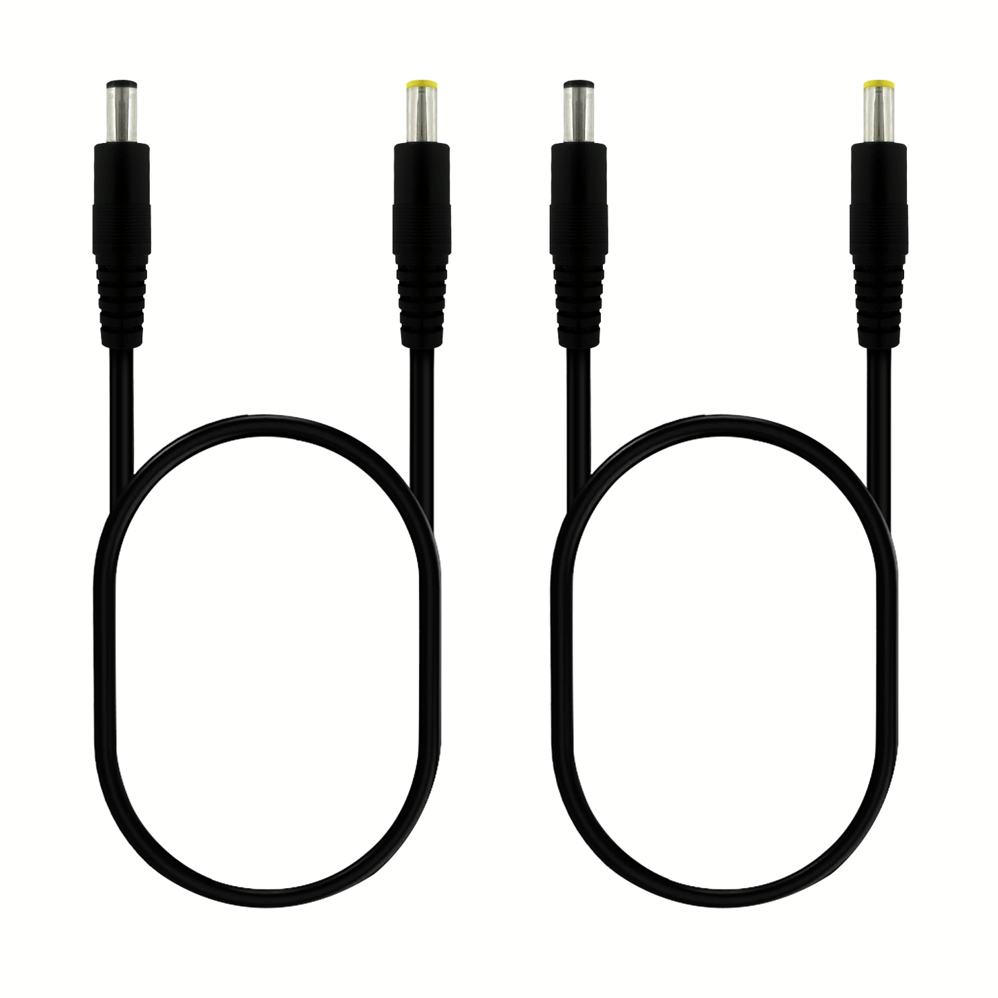 DC5.5x2.1mm to 5.5x2.5mm Male to Male 12 Volt Power Extension Cable Power Adapter for LED Strip Lights CCTV Security Surveillance Cameras