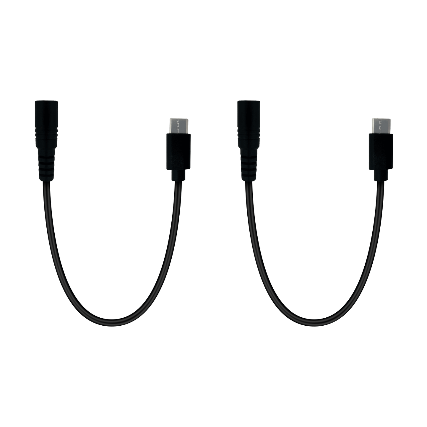 DC 5.5mm x 2.1mm female to type-c mili USB Micro USB power cable for LED desk lamps, small fans and other C-port devices