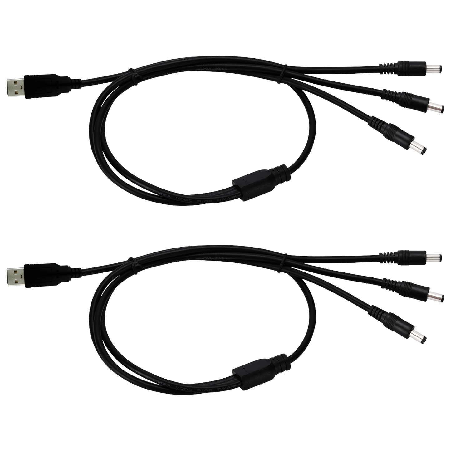 USB Male to DC5.5x2.1mm Male 12V 3A Power Splitter Power Adapter