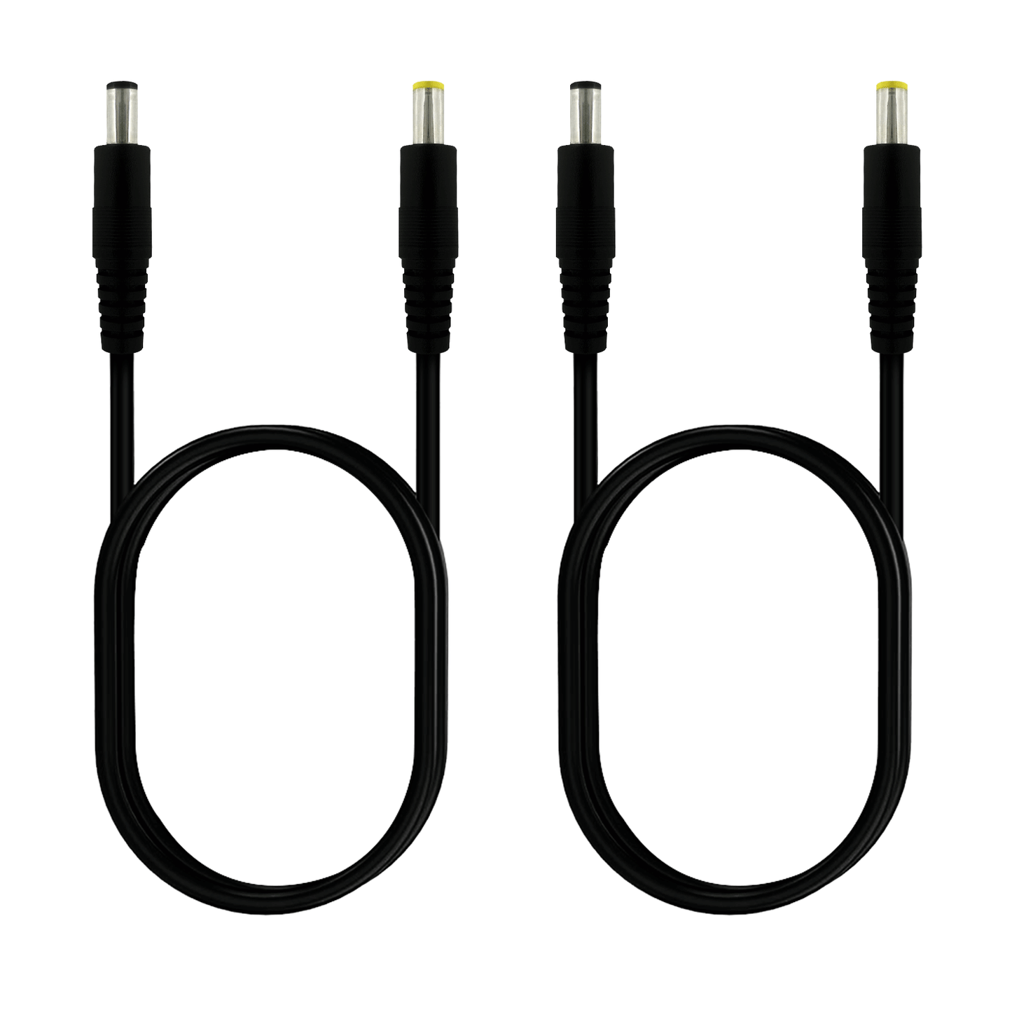 DC5.5x2.1mm to 5.5x2.5mm Male to Male 12 Volt Power Extension Cable Power Adapter for LED Strip Lights CCTV Security Surveillance Cameras