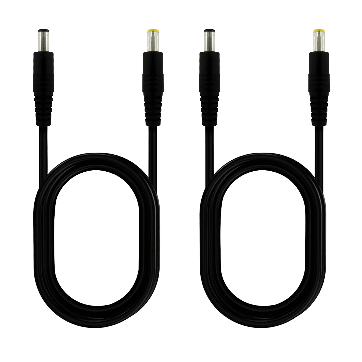 DC5.5x2.1mm to 5.5x2.5mm Male to Male 12 Volt Power Extension Cable Power Adapter for LED Strip Lights CCTV Security Surveillance Cameras
