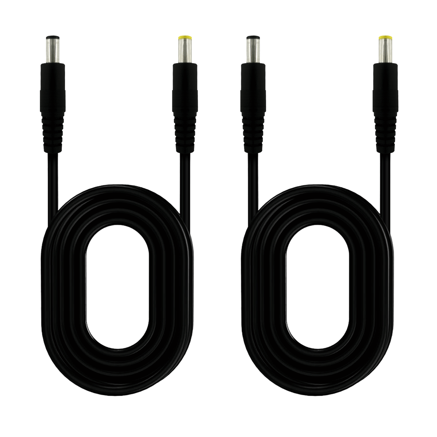 DC5.5x2.1mm to 5.5x2.5mm Male to Male 12 Volt Power Extension Cable Power Adapter for LED Strip Lights CCTV Security Surveillance Cameras