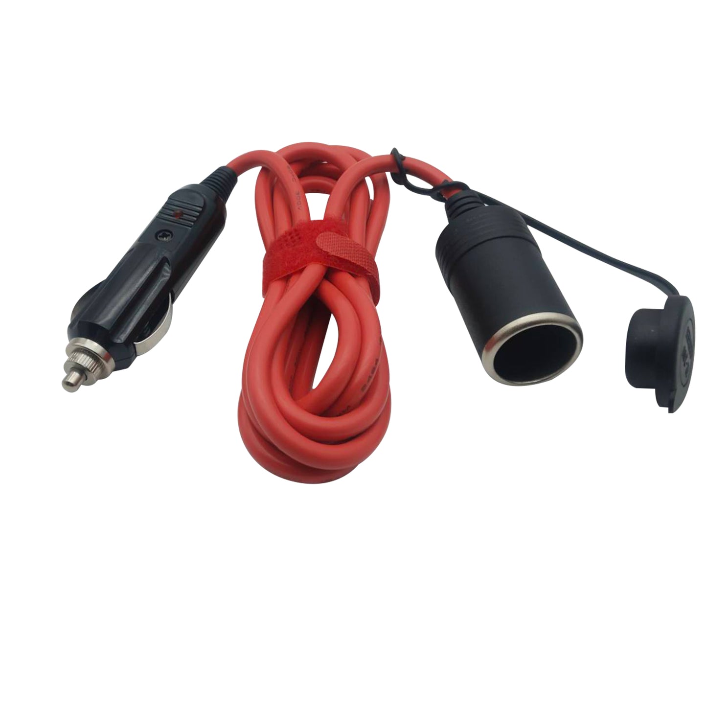 Heavy Duty Car Extension Cord, American Standard 18AWG, 12 Volt/24 Volt Automotive Car Extension Cord due to Tire Inflator, Cleaner, Convenient Refrigerator