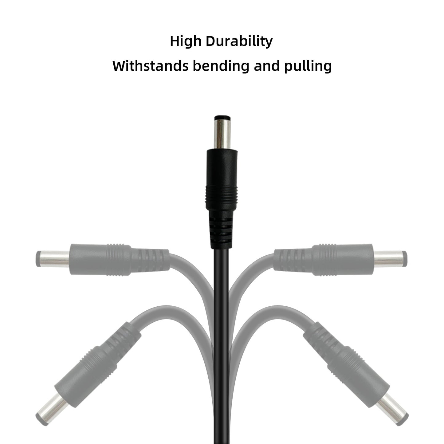 Male to Female, Switched 12 5A Barrel Connector for LED Strip Light Speaker CCTV Surveillance Camera LED Strip Light Speaker