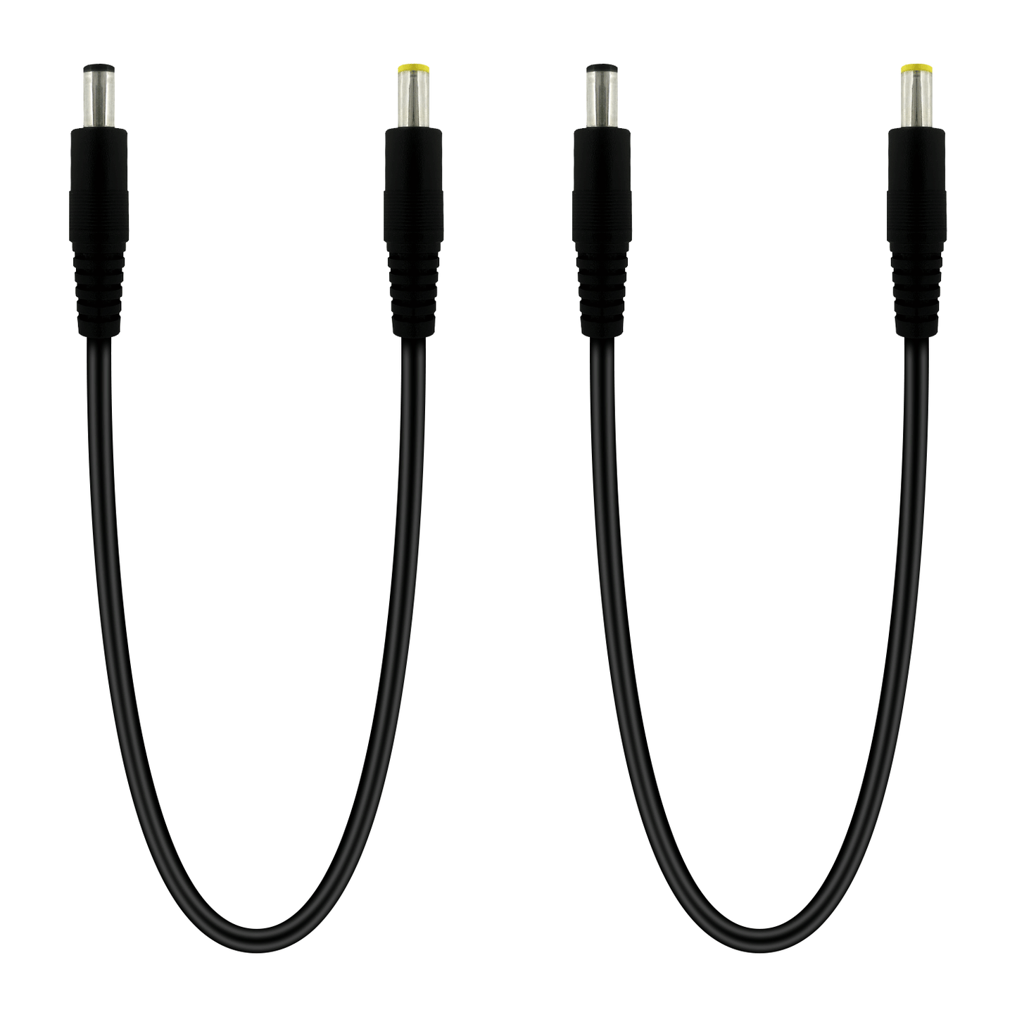 DC5.5x2.1mm to 5.5x2.5mm Male to Male 12 Volt Power Extension Cable Power Adapter for LED Strip Lights CCTV Security Surveillance Cameras