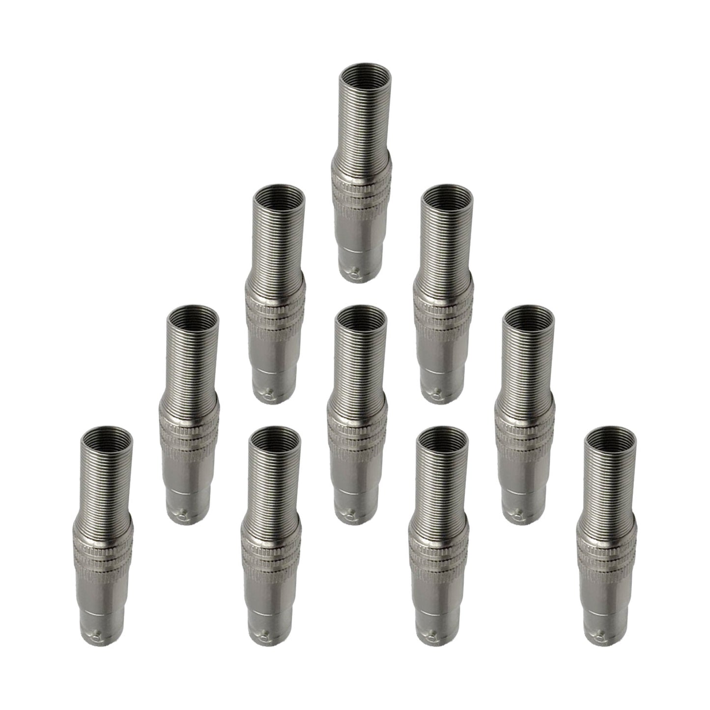 75 Ohm HD BNC Female Plug Q9 Surveillance Video Coaxial Cable Connector 75-5 HD-SDI Solderless Safety Cable 75Ω Feedthrough Connector