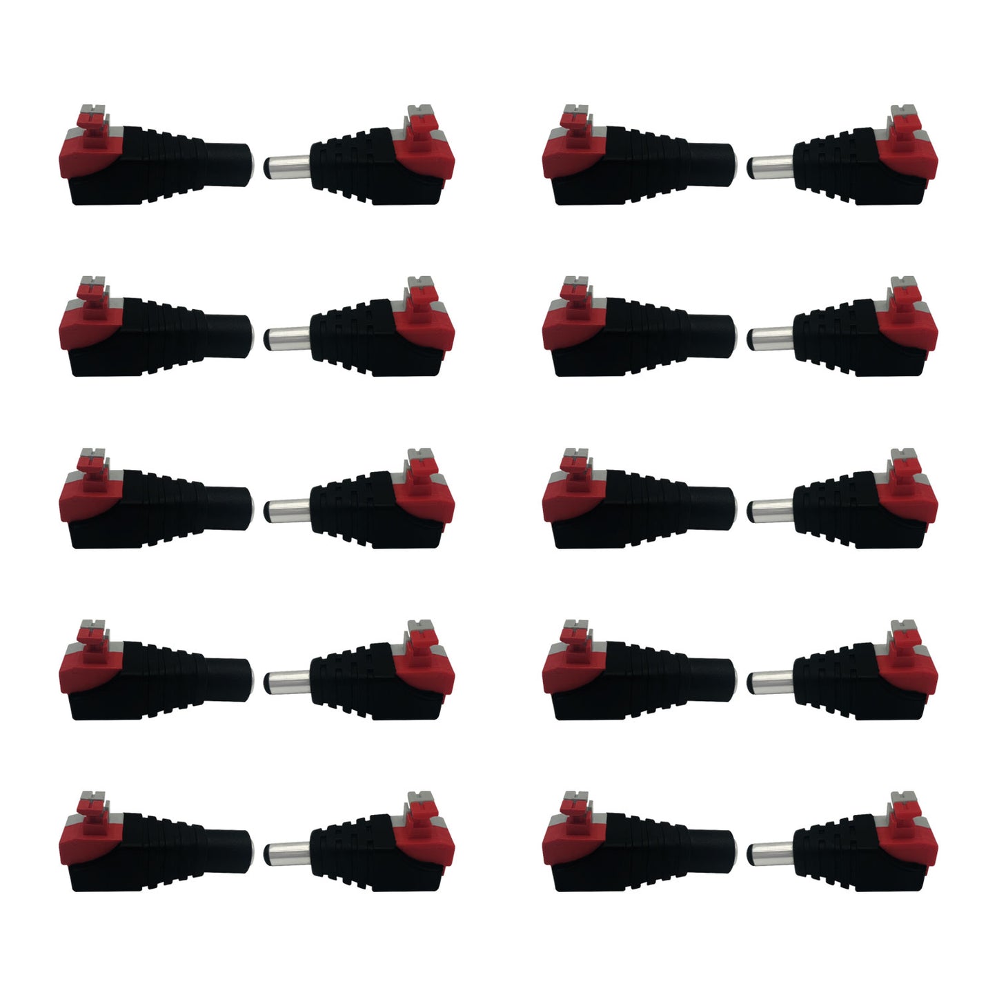 20pcs DC5.5 x 2.1mm DC Connector 12V 3A Barrel Connector for LED Connector