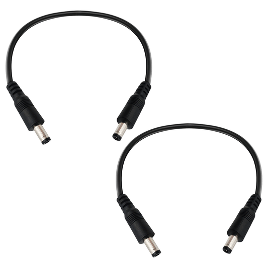 DC5.5x2.1mm 12V Male to Male Cable 18AWG Male to Male Extension Cable 12V Emergency Power 5521 Connector