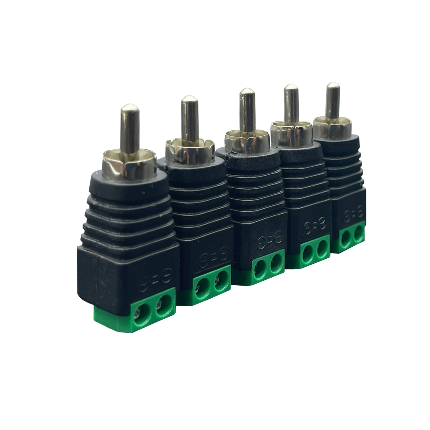 RCA Connector to AV Screw Terminal Audio Video Connector RCA Plug for Speaker Wiring RCA Adapter
