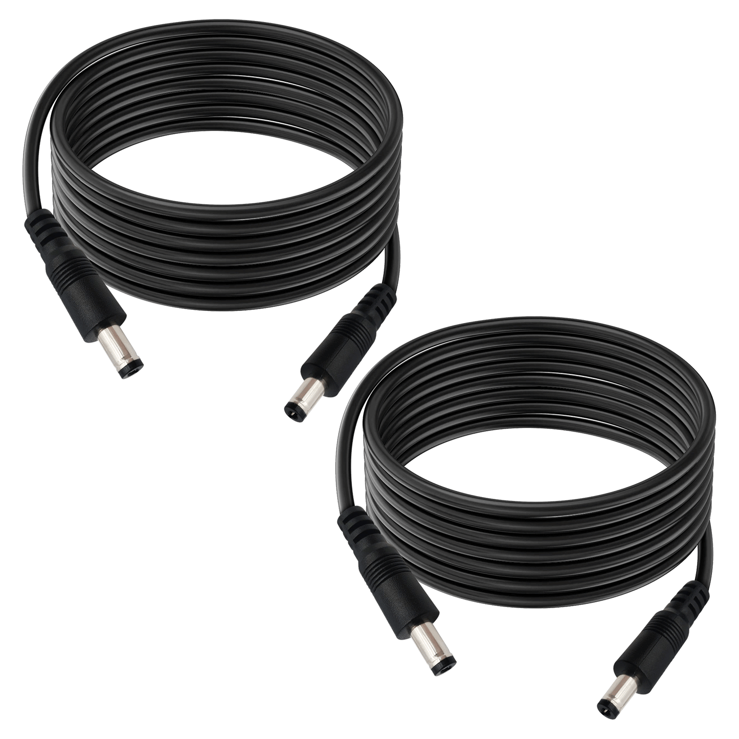 DC5.5x2.1mm 12V Male to Male Cable 18AWG Male to Male Extension Cable 12V Emergency Power 5521 Connector