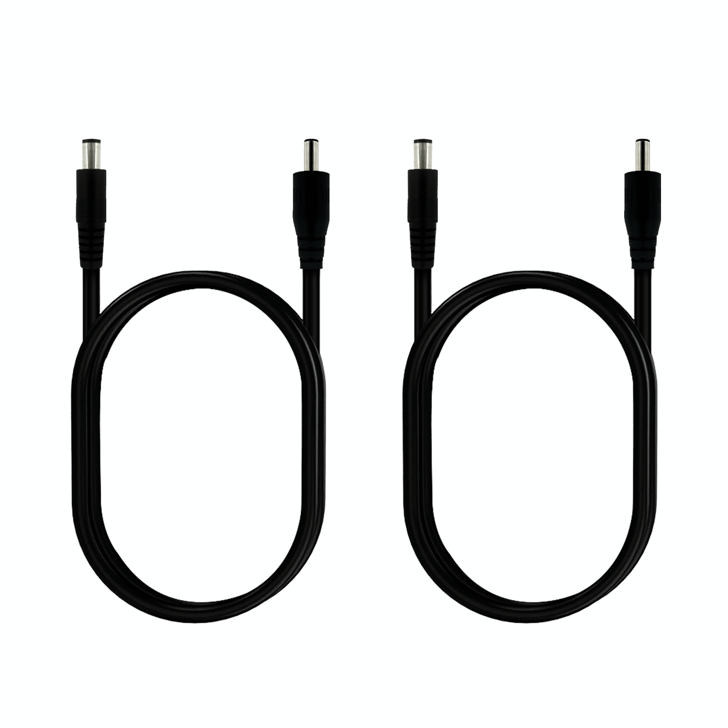 DC3.5x1.35mm to 5.5x2.1mm or 5.5x2.5mm 12V Male to Male Cable for LED Strip Lights Mini Speaker CCTV Surveillance Camera