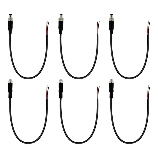 5.5×2.1 mm Pigtail Power Cord 12V 5A Barrel Connector 12V Power Connector