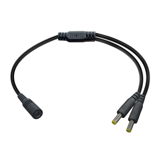 DC4.0x1.7mm Splitter Cable, 12V 3A Power Splitter Cable Y Adapter for CCTV Security Cameras, LED Strips etc. for 4.0x1.7mm