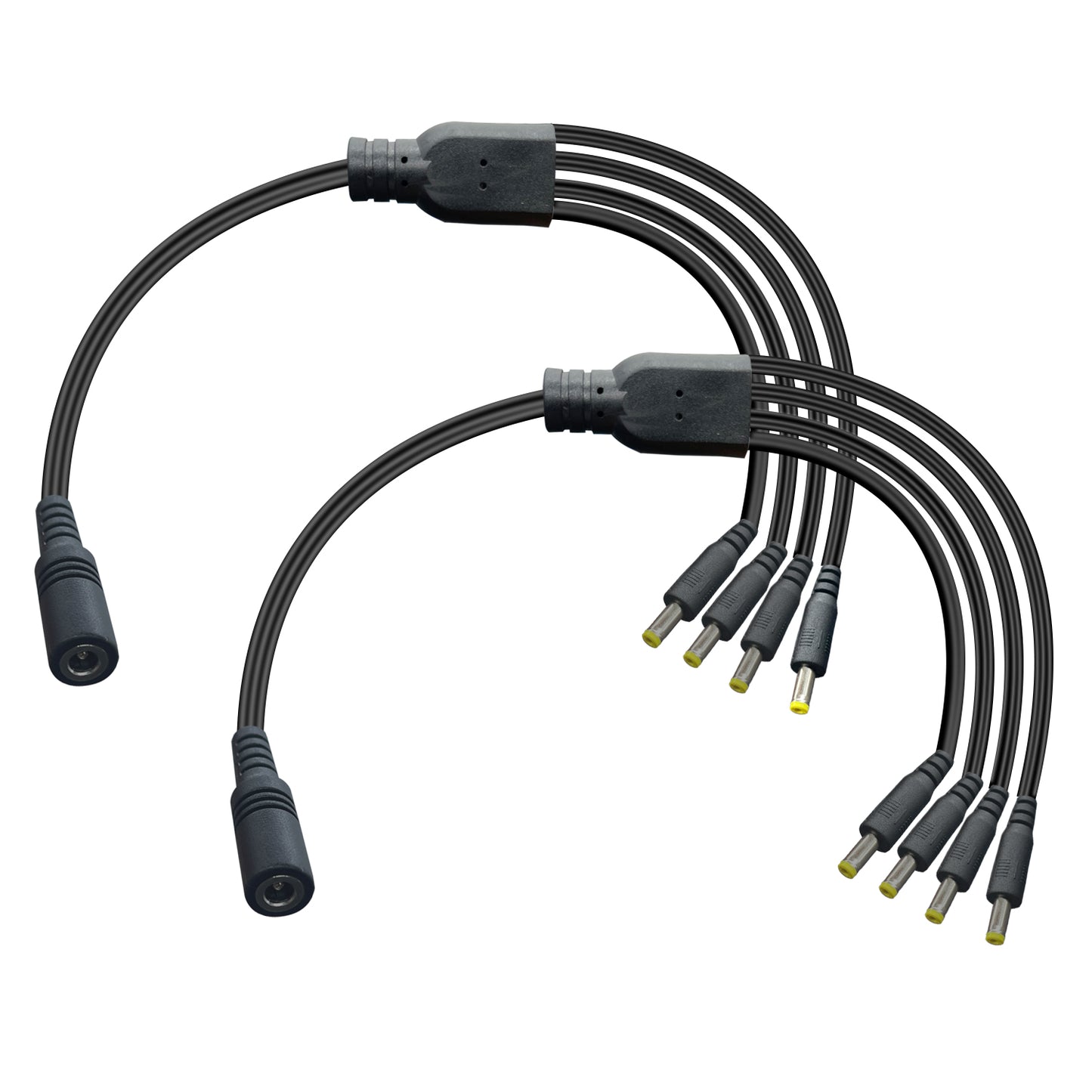 DC4.0x1.7mm Splitter Cable, 12V 3A Power Splitter Cable Y Adapter for CCTV Security Cameras, LED Strips etc. for 4.0x1.7mm