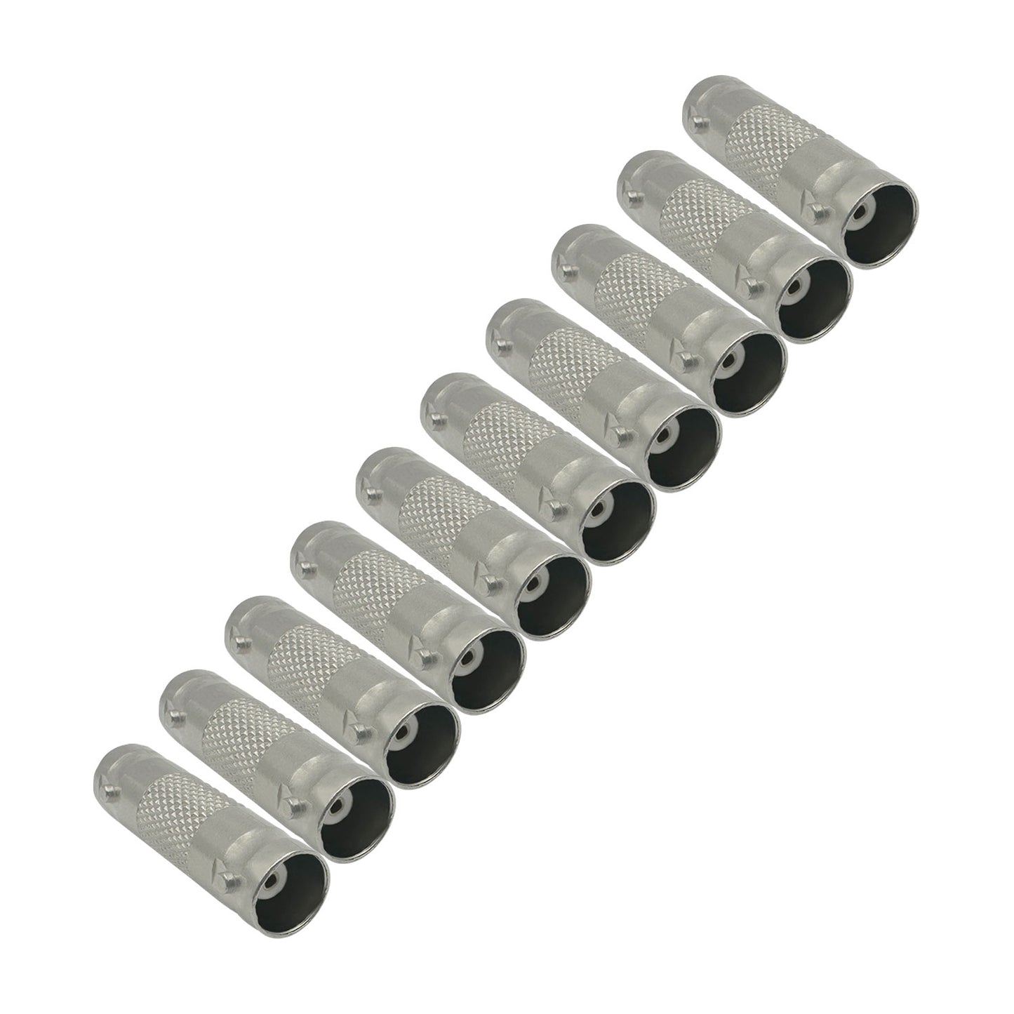 10pcs BNC Female to BNC Female CCTV Security Camera Adapter Coupler Straight Extension Connector