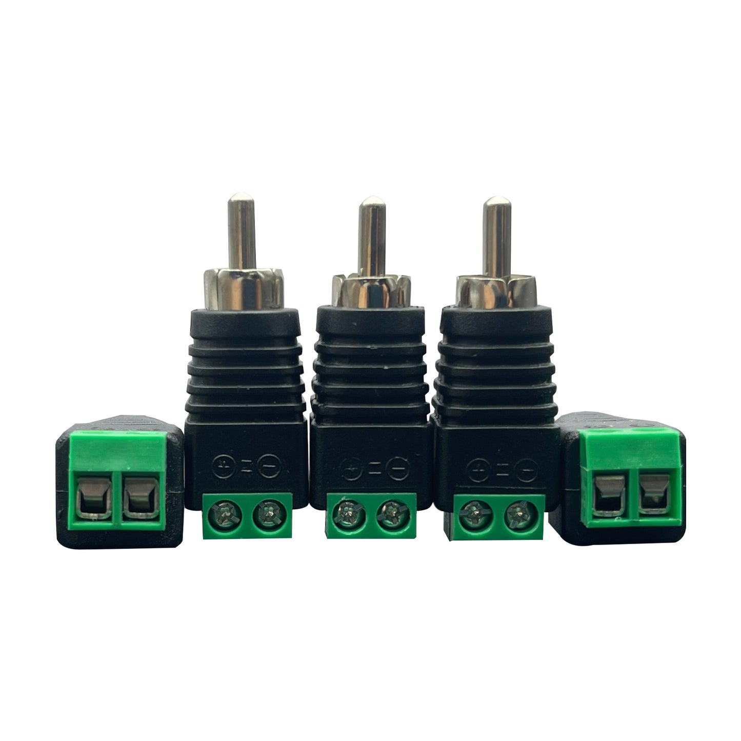 RCA Connector to AV Screw Terminal Audio Video Connector RCA Plug for Speaker Wiring RCA Adapter