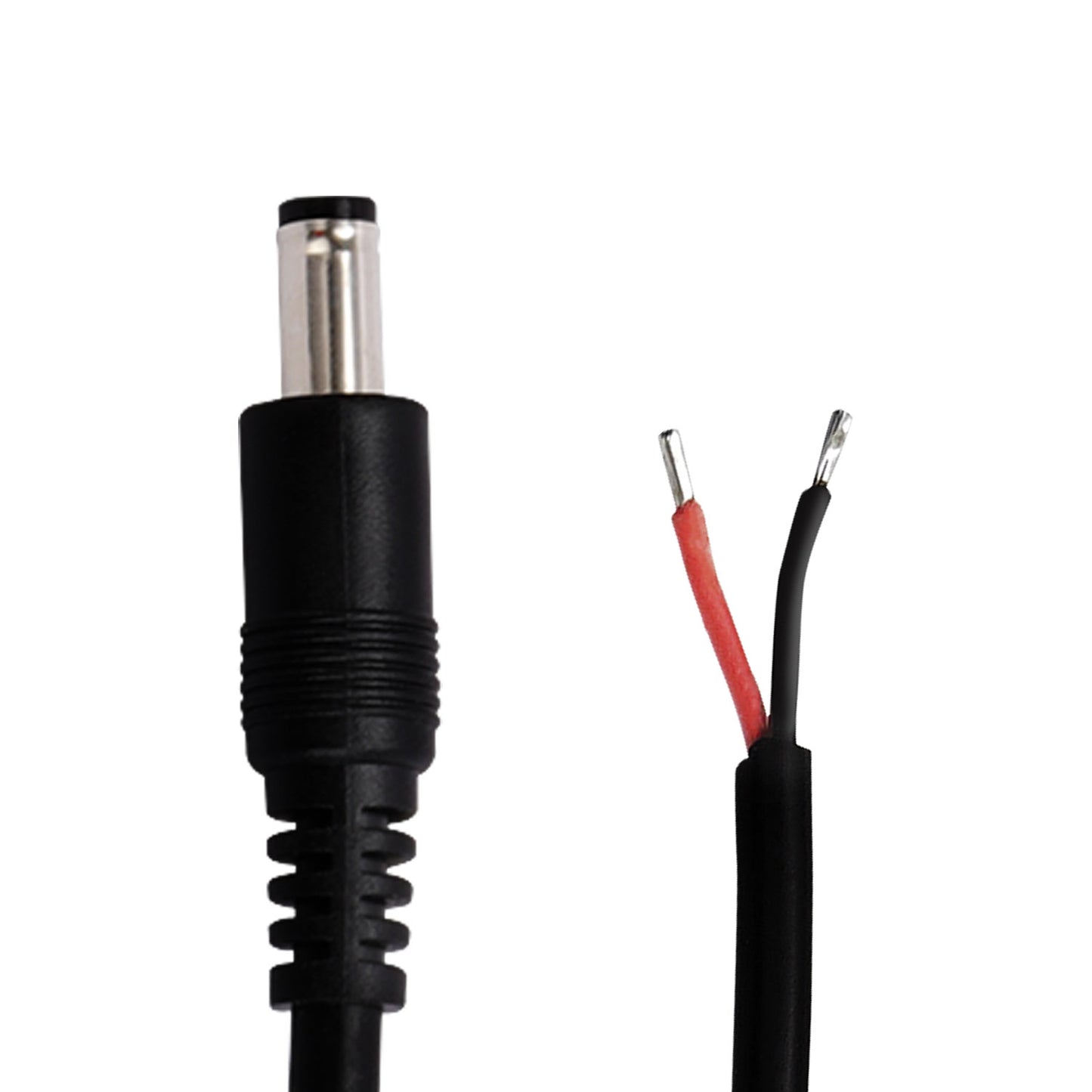 5.5x2.1mm Barrel Connector, 12 Volt Power Cord, Tail Fiber Repair Power Cord for CCTV Surveillance Cameras, LED Strips, Lighting Power Supplies, Routers