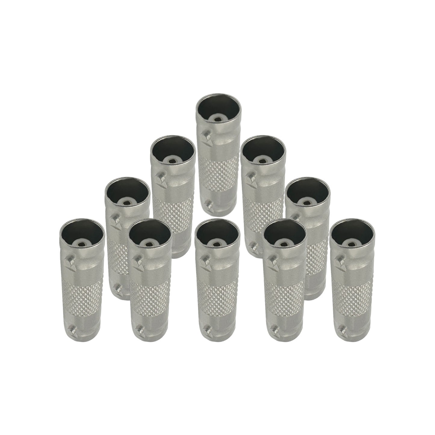 10pcs BNC Female to BNC Female CCTV Security Camera Adapter Coupler Straight Extension Connector
