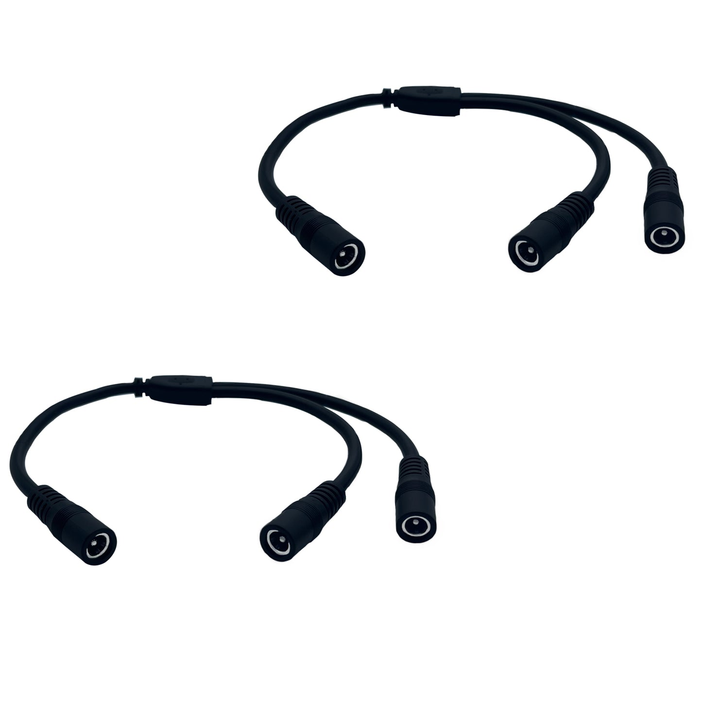 DC 5.5x2.5mm 12V Power Splitter for LED Connector Security Camera Y-Splitter Cable