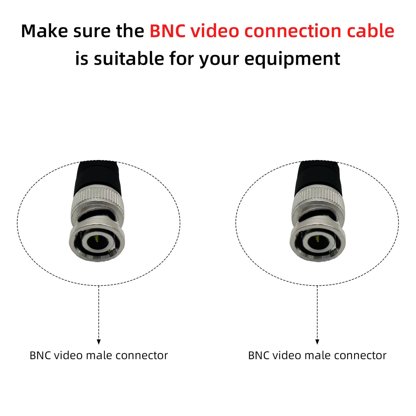 bnc Male to Male Extension Cable bnc Connector for CCTV Surveillance Camera Video Transmission coaxial Cable