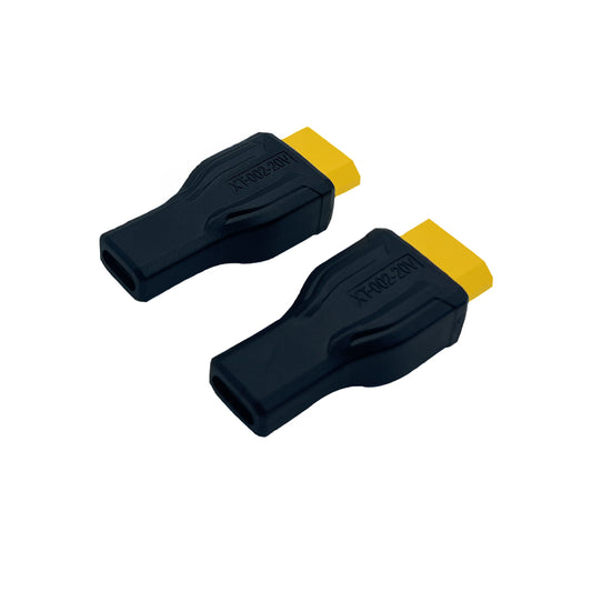 2pcs XT60 Female to USB Type-C Female Charging Connector, USB C to XT60 Extension Adapter 100W 20V/5A for Models Storage Power Outdoor Power Display Power Supply