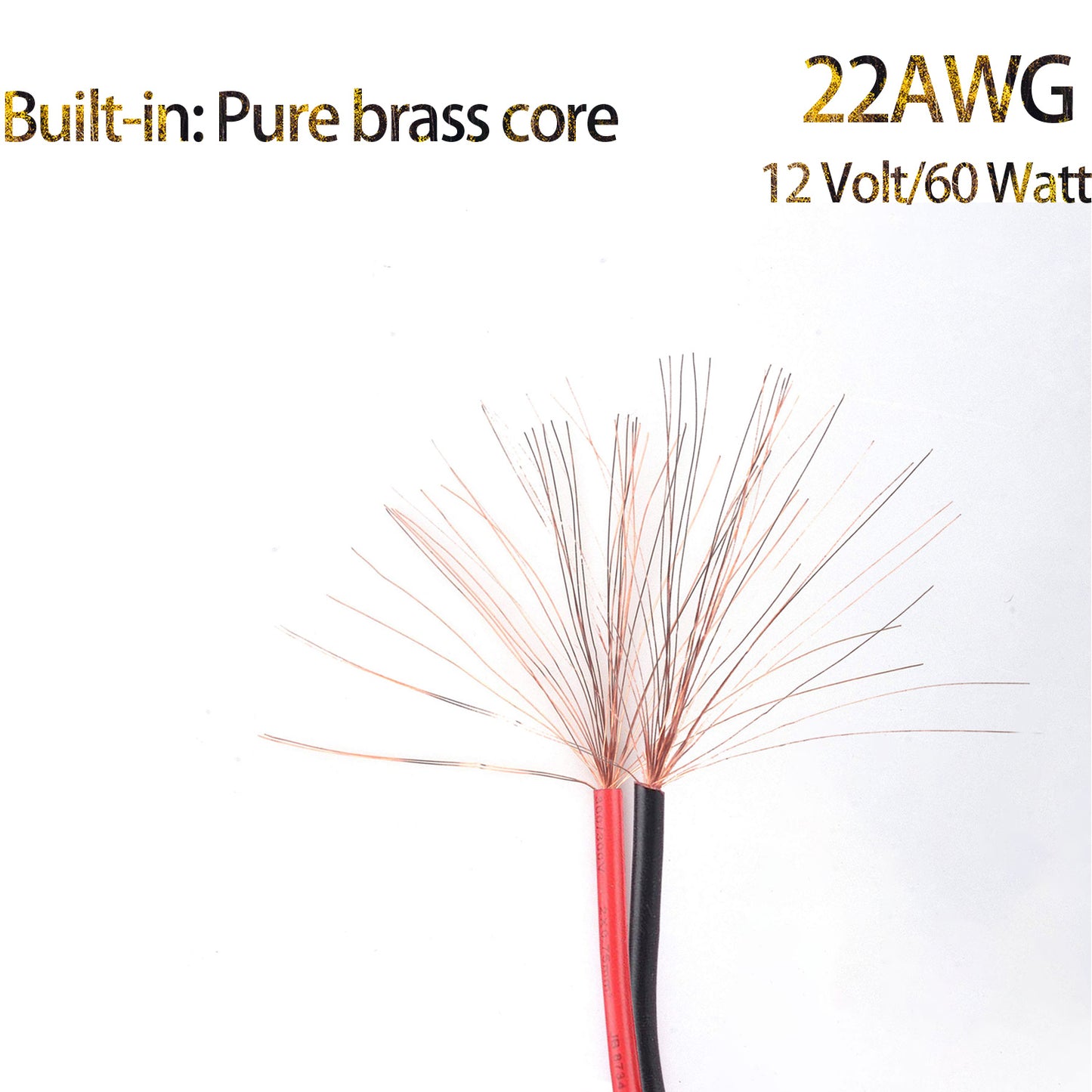 Male/Female USB Power Cord Tail Fiber Opening,5V /3A,Suitable for LED Strips, Convenient Fans, Bluetooth Speakers, etc. USB Devices Installation or Replacement Maintenance