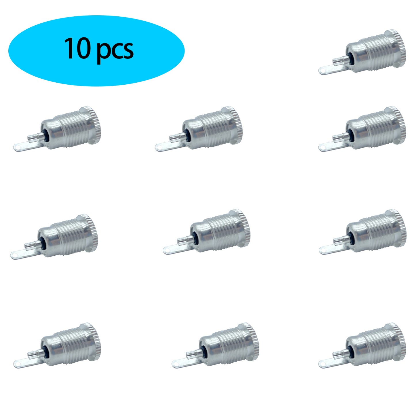 DC Power Jack 3.5x1.35mm Female DC Cartridge Jack Panel Mount Connector