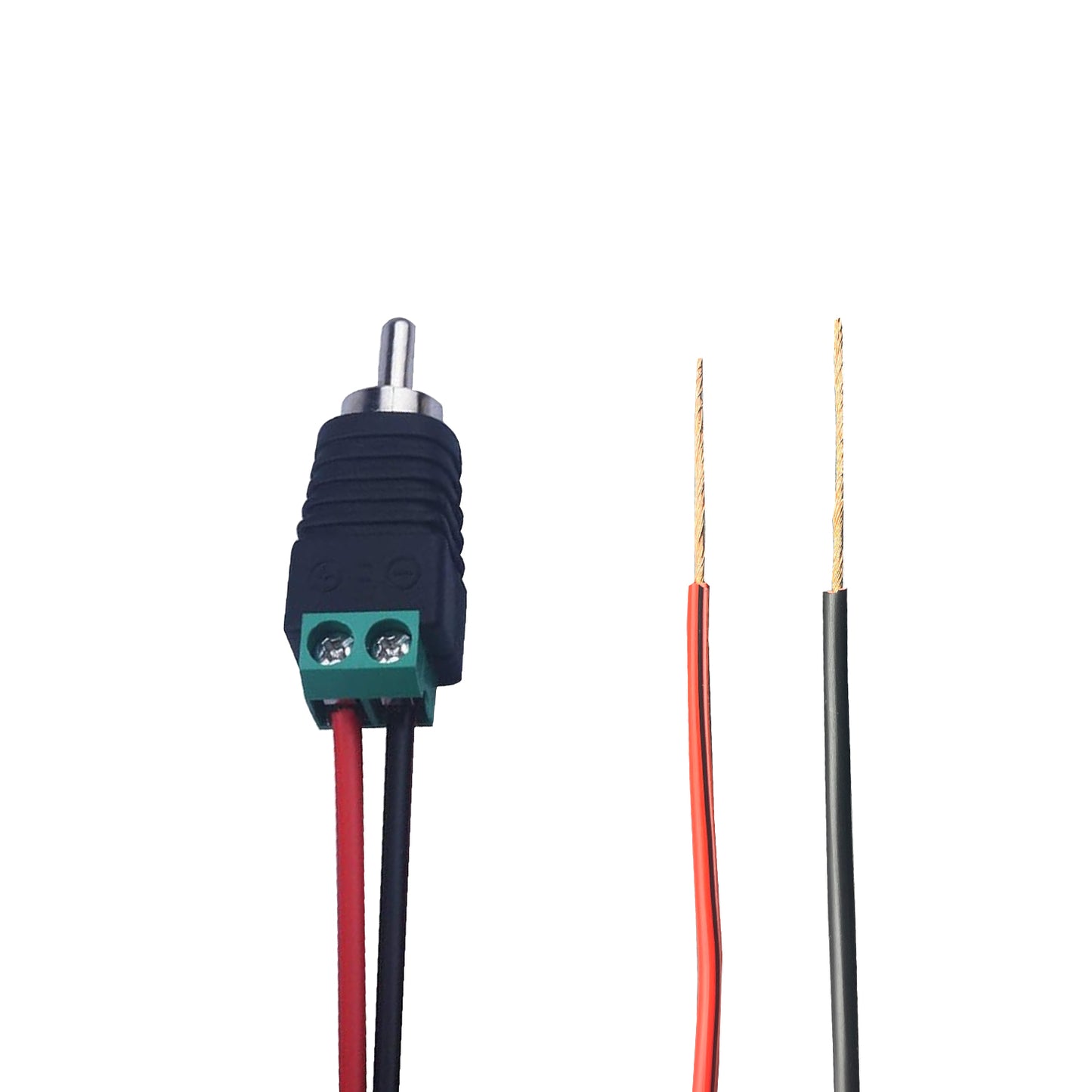 RCA Connector to AV Screw Terminal Audio Video Connector RCA Plug for Speaker Wiring RCA Adapter