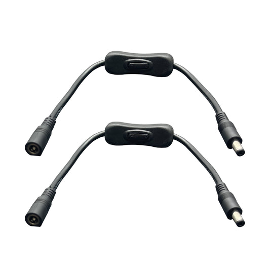 Male to Female, Switched 12 5A Barrel Connector for LED Strip Light Speaker CCTV Surveillance Camera LED Strip Light Speaker