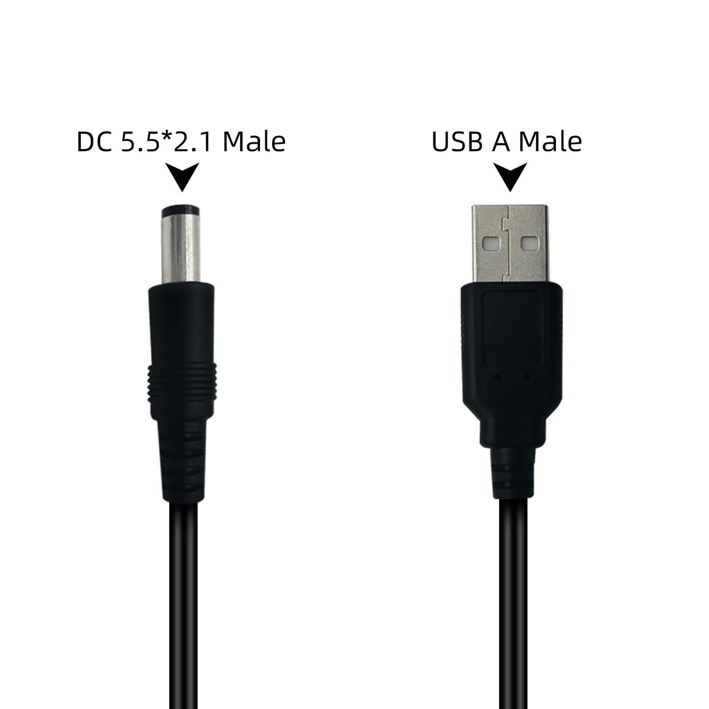USB to 12v Adapter, DC to DC Charger 12v/3A,Suitable for: LED Light bar, IP Surveillance Camera, DVD, Router, Electric Shaver, Bluetooth Speaker and Other Devices