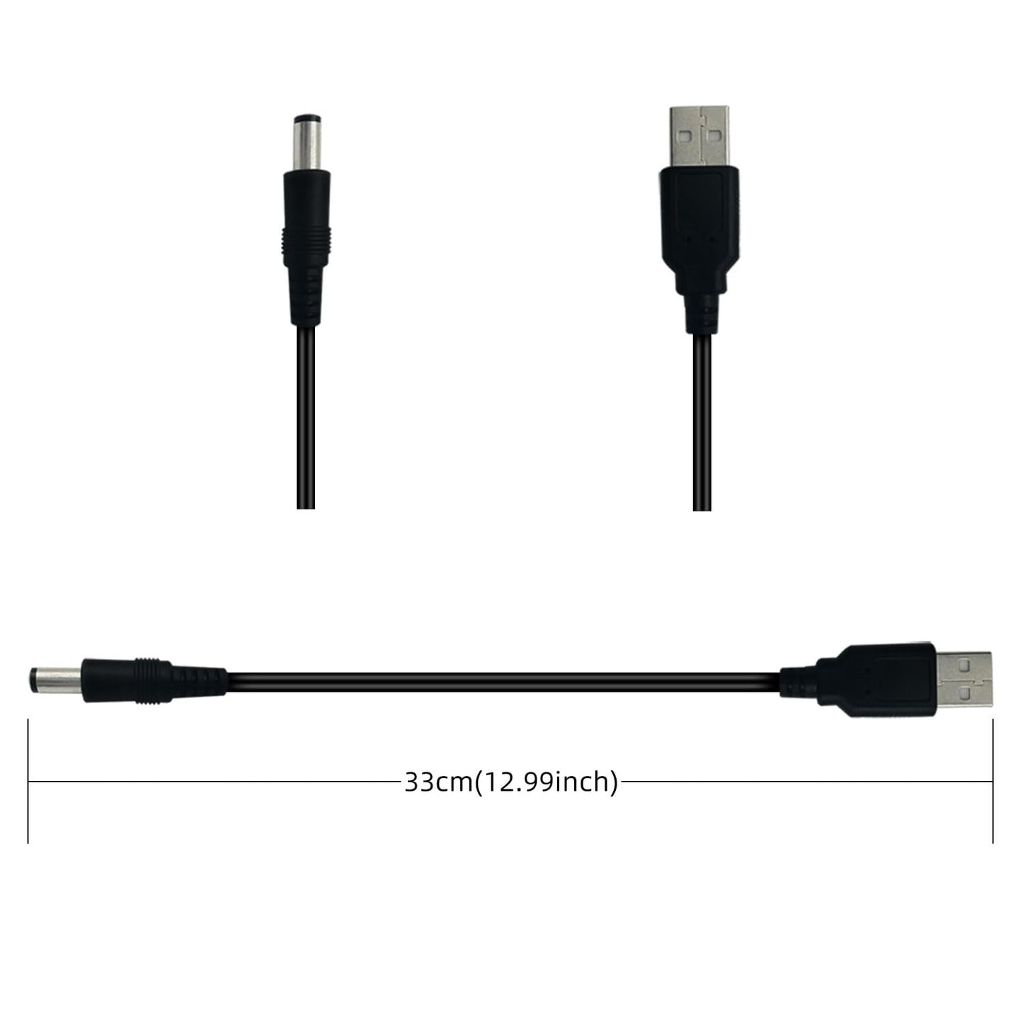 USB to 12v Adapter, DC to DC Charger 12v/3A,Suitable for: LED Light bar, IP Surveillance Camera, DVD, Router, Electric Shaver, Bluetooth Speaker and Other Devices